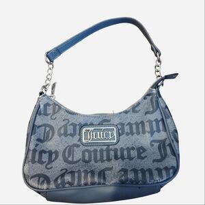 Juicy Couture Denim Blue Shoulder Bag